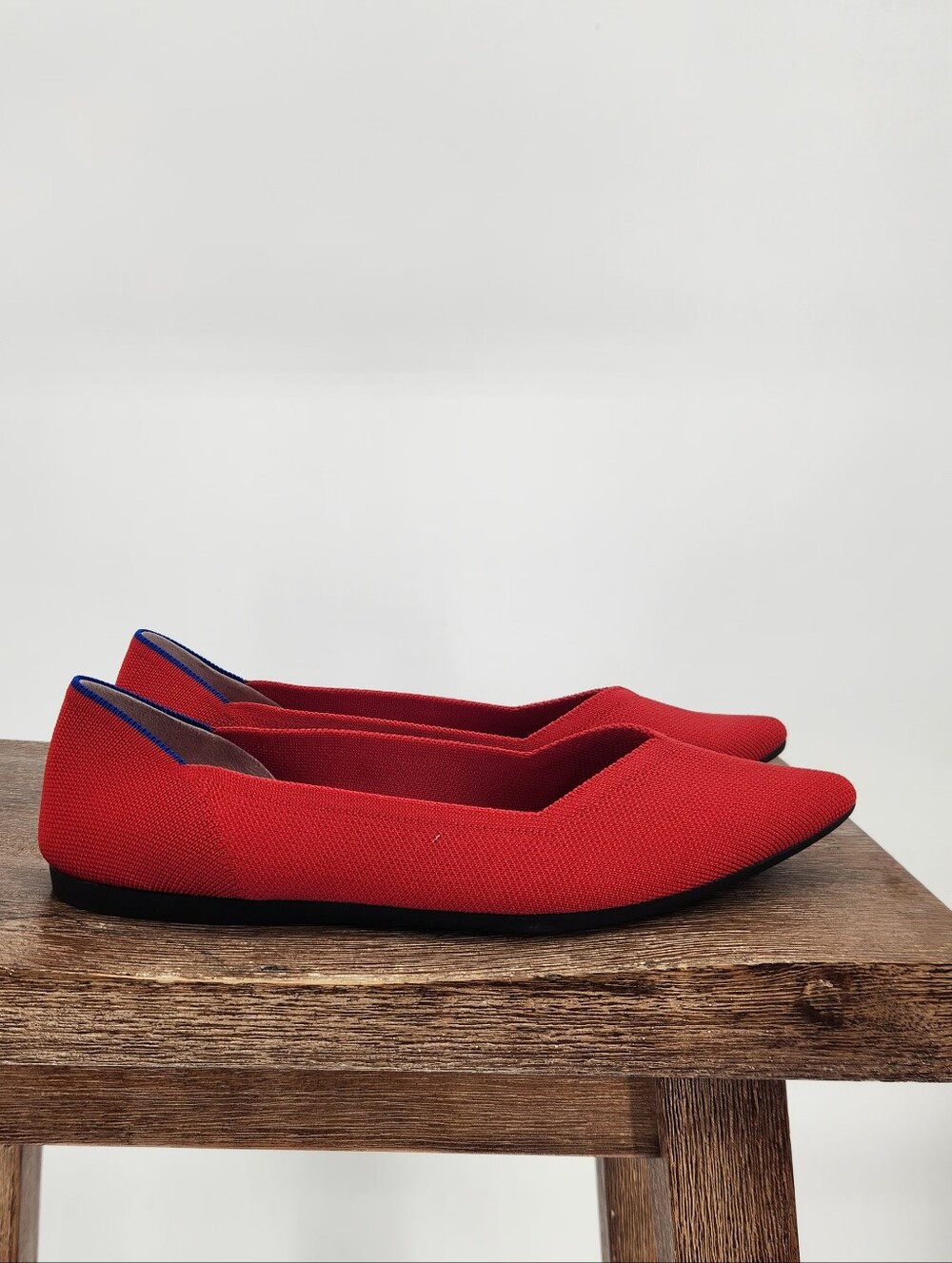 Rothy’s The Point II Flats | Red Size 10.5 New